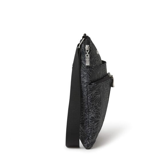 Baggallini Women 8012 Horizon Crossbody, Midnight Blossom